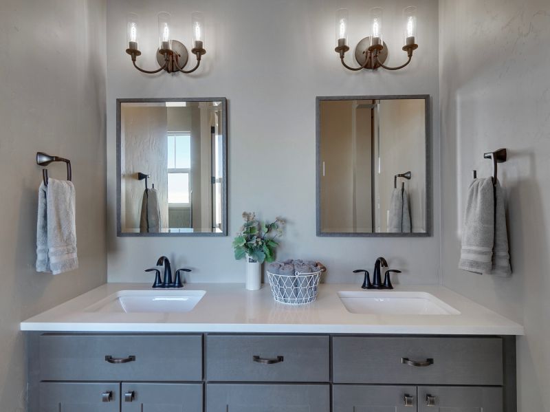 Bathroom with Matte Finish Fixtures