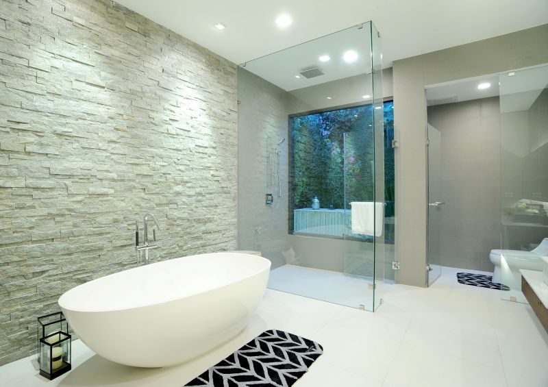 Spa-Style Bathroom with Freestanding Tub